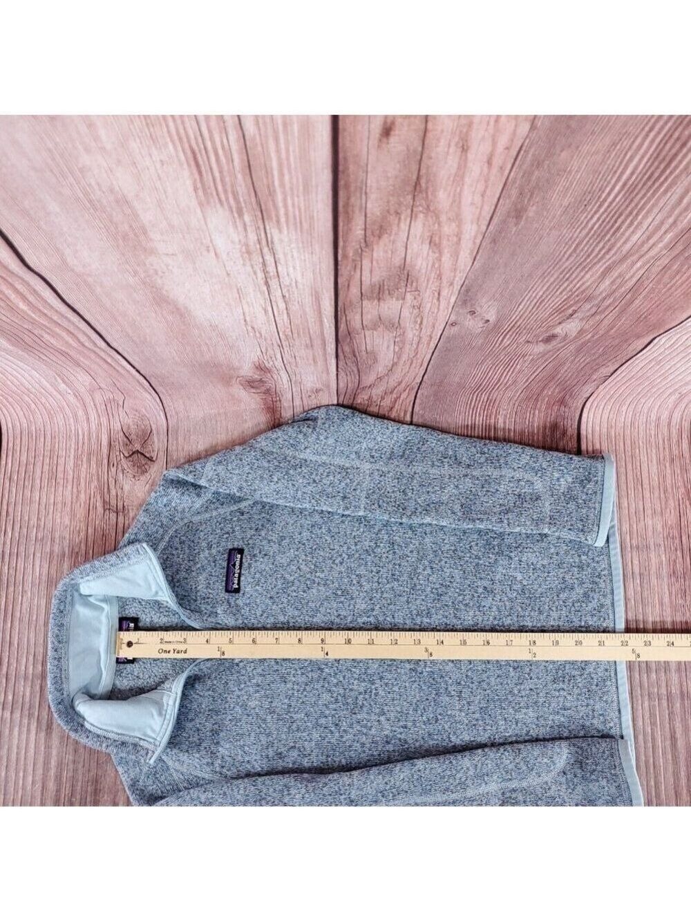 *READ* Patagonia Womens Size XXS Better Sweater 1/4 Zip Pullover Blue 25617 - Picture 15 of 15